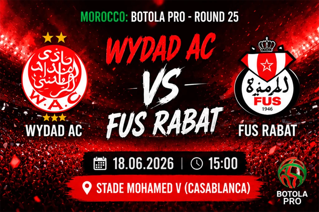 Wydad AC vs FUS Rabat